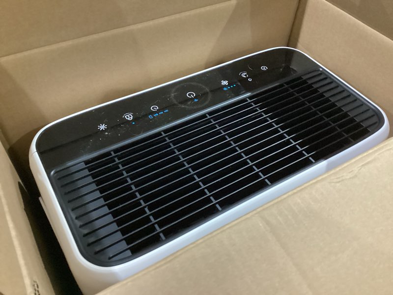 Condition photo showing Good Condition for levoit air purifiers for home large room up to 1875 ft² with washable pre-filter, aham verifide, air quality monitor, hepa sleep mode for allergies, pet hair in bedroom, vital 200s-p, white air purifier white