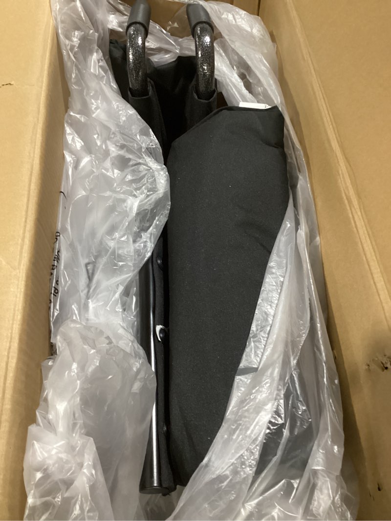 Condition photo showing Good Condition for medline lightweight wheelchair for adults with swing-back, desk-length arms, elevating leg rests; 20" x 16"d seat 20" seat width