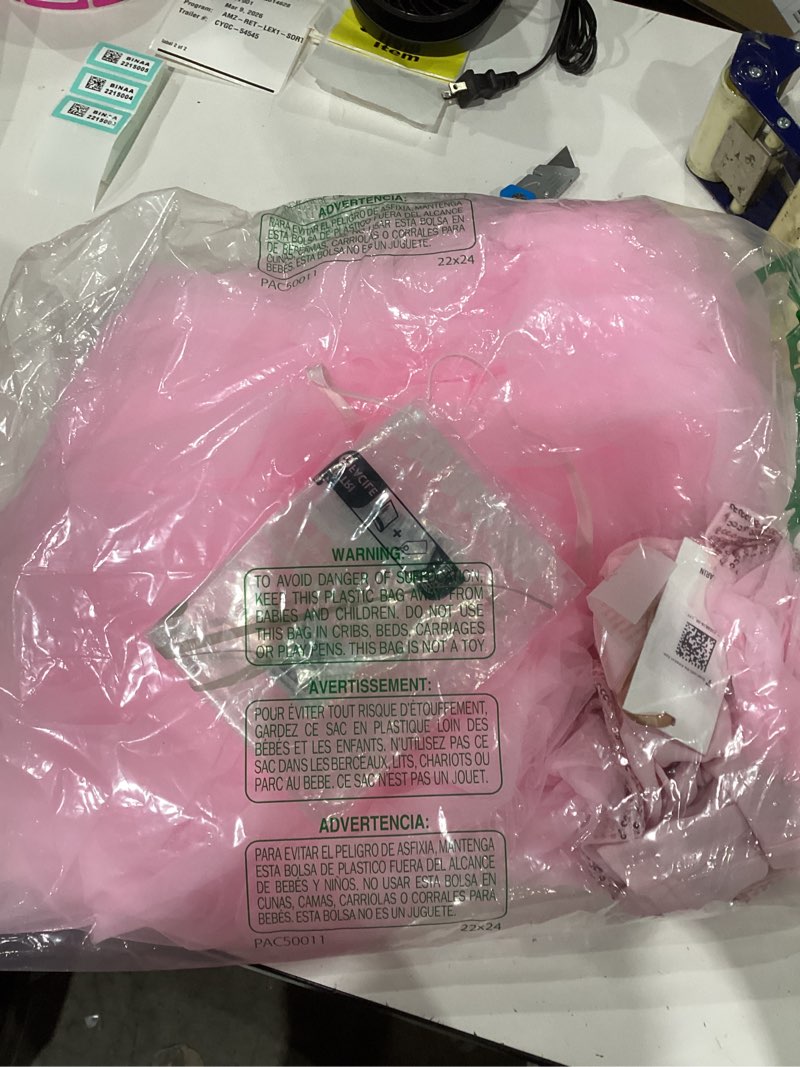 Condition photo showing As Is for GRACE KARIN Girls Dresses Sequin Party Formal Pageant Dress Tween Girl Birthday Tulle Prom Princess Maxi Dress Size 5-14 8-10 Years Pink