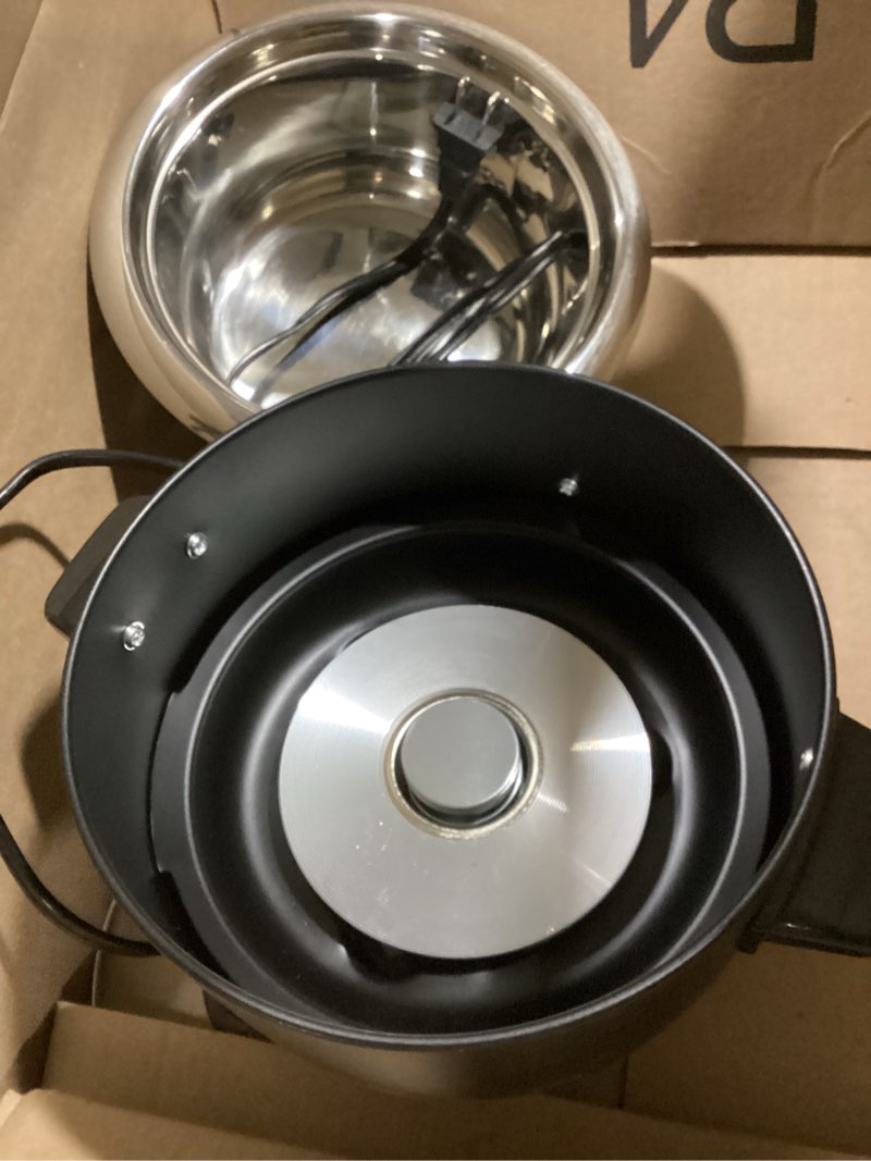 Elite Gourmet ERC006SS 6-Cup Electric Rice Cooker with Stainless Steel Inner Pot, Makes Soups, Stews