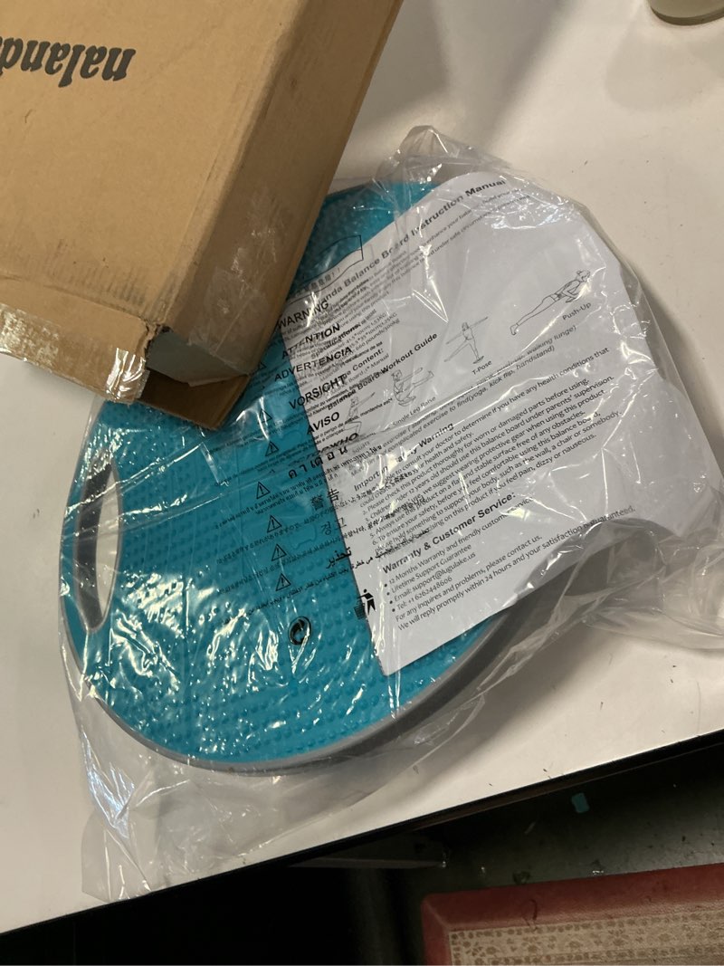 Condition photo showing Good Condition for NALANDA Wobble Balance Board, Core Trainer for Balance Training and Exercising, Healthy Material Non-Skid TPE Bump Surface, Stability Board for Kids and Adults