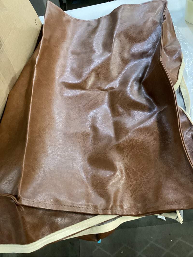 Condition photo showing Good Condition for Dog Bed Medium Size Dog Orthopedic Beds for Small Dogs with Removable Washable PU Leather Cover Waterproof Brown 35.4×27.5×4inch L (35.4×27.5×4)In Brown