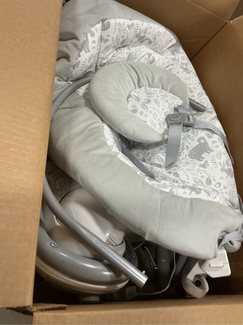 Condition photo showing As Is for Graco Simple Sway Baby Swing, Side?to?Side Motion, Infant Swing with 6 Speeds, Vibration, Ivy
