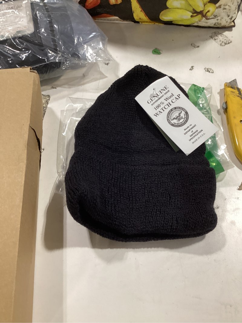 Condition photo showing Good Condition for similar product genuine gi 100% wool military watch cap one size black