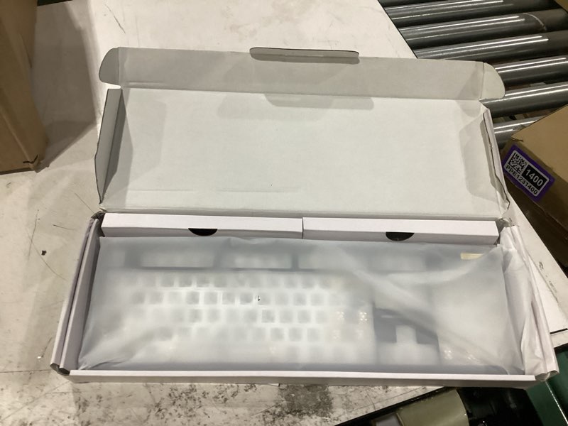 Condition photo showing New/Like New for gmk104 barebones keyboard kit with screen&knob,qmk/via programmable bt5.0/2.4ghz/type-c tri-mode gasket mounted hot swap rgb backlit full size custom pcb kit diy mechanical keyboard for win/mac(black) gmk104-black
