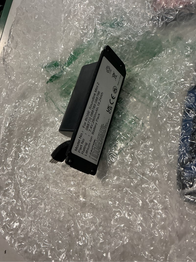 Condition photo showing Good Condition for booner 7.4v battery for bose soundlink mini 2, soundlink mini ii bluetooth speaker with circuit board, replacement for bose 088772 088796 088789, lithium-ion battery