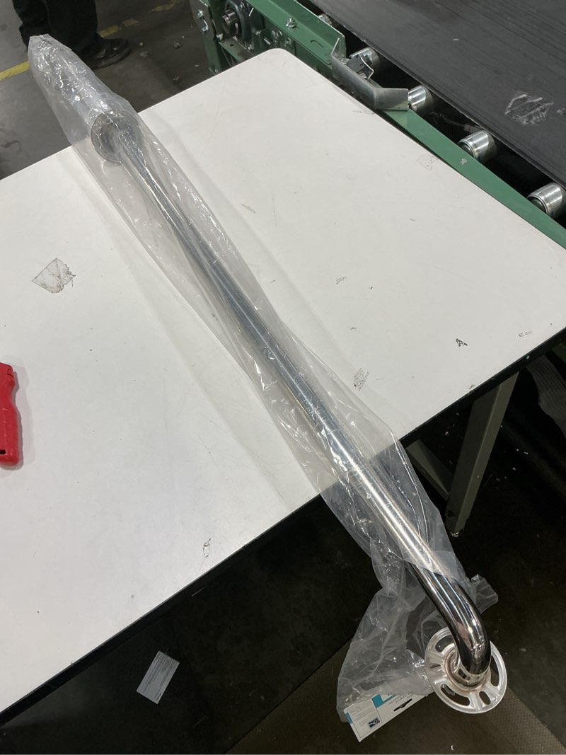 Condition photo showing New/Like New for Moen R8748D3GCH Bathroom Safety 48-Inch Grab Bar with Curl Grip, Chrome