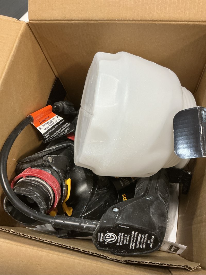 Condition photo showing As Is for Wagner Flexio 2500 Hvlp Paint Sprayer  Great for Walls  Sheds  Fences and More