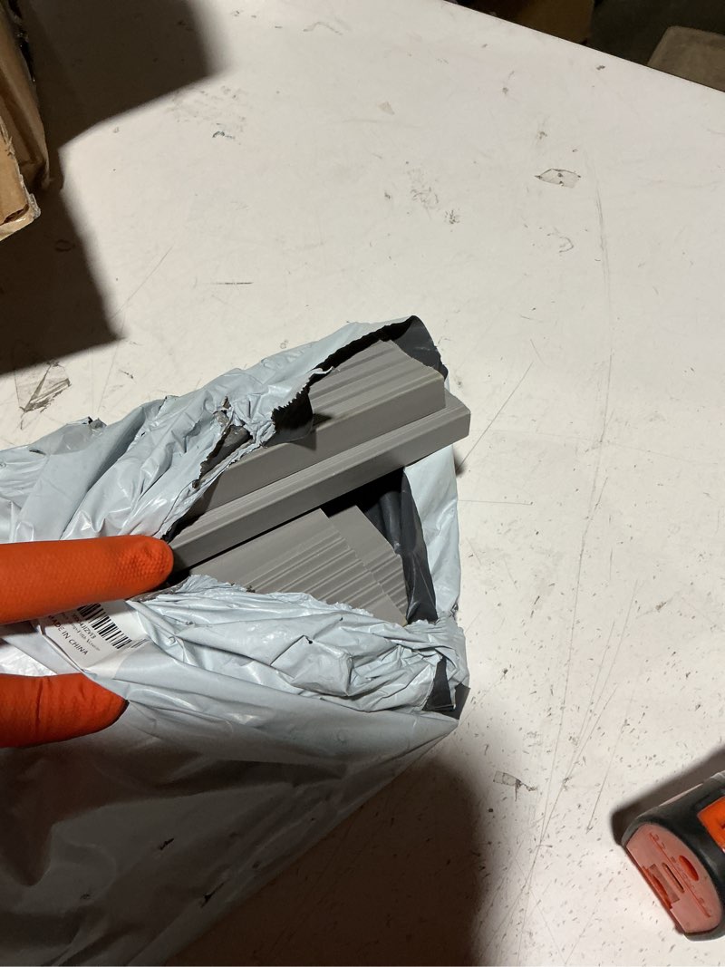 Condition photo showing Good Condition for 1.2" rise threshold ramps for doorways, 2000 lbs load capacity, 34 inch long non-slip natural rubber power wheelchair ramp stacking to use for doorways, curb, sweeper, power scooters, bathroom-grey 1.2'' rise