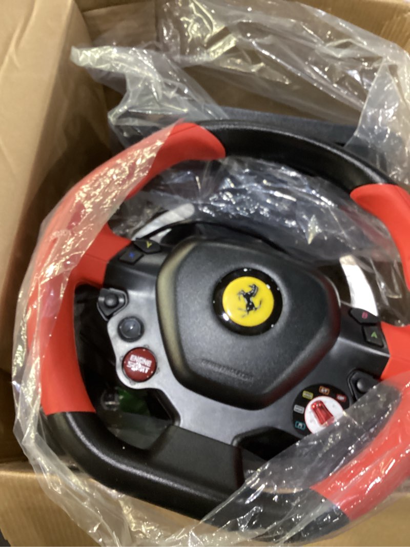 Condition photo showing New/Like New for Thrustmaster Ferrari 458 Spider Racing Wheel - (Xbox Series X|S  One)