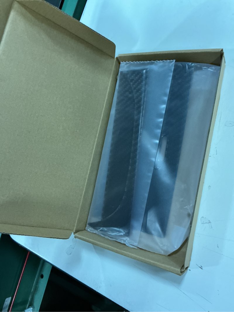 Condition photo showing Good Condition for daeiclru soft carbon fiber car central control storage box panel sticker compatible with jaguar f-type 2013-2025, interior center console panel decorative trim accessories, 3pcs (black)