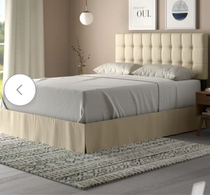 Ledbury Queen Panel Bed Box A beige 