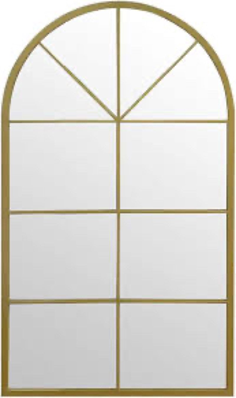 Similar Gold frame mirror with guard