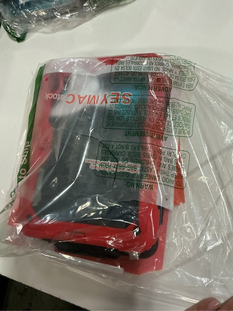 Condition photo showing New/Like New for SEYMAC stock Case for iPad (A16) 11th/10th Generation 11''/10.9'' 2025/2022, Full-Body Drop Protection Case with Screen Protector &360° Rotate Hand Strap/Stand, Black+Red Black+Red Case for iPad (A16) 11th/10th Generation 11/10.9''