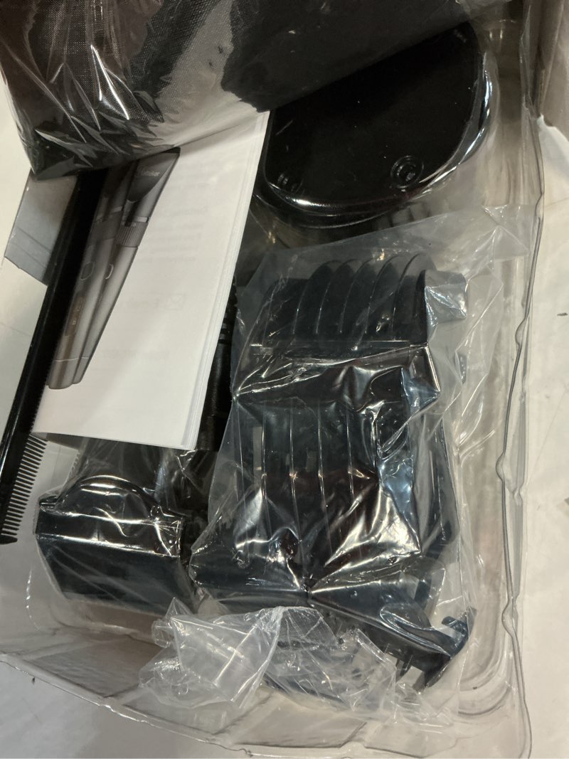 Condition photo showing Good Condition for hatteker beard trimmer for men professional hair clipper hair trimmer shaver haircut detail cutting kit for men cordless waterproof gray
