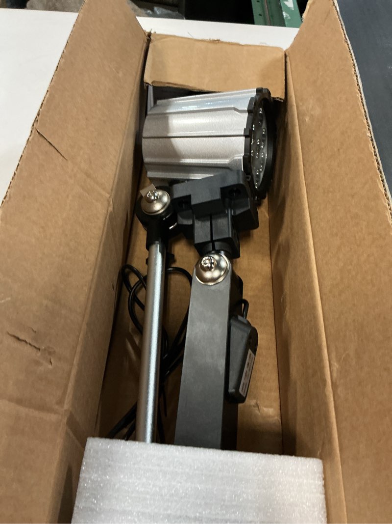 Condition photo showing As Is for stastrstu articulating led work light, 18w machine lights, 1800 lumens flexible wood lathe light dri