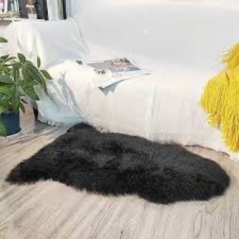 WL&ALLEN Large Sheepskin Rug Genuine Thick and Lush 3 Inch Pile?Luxury Australian Pelts |Large Sheep