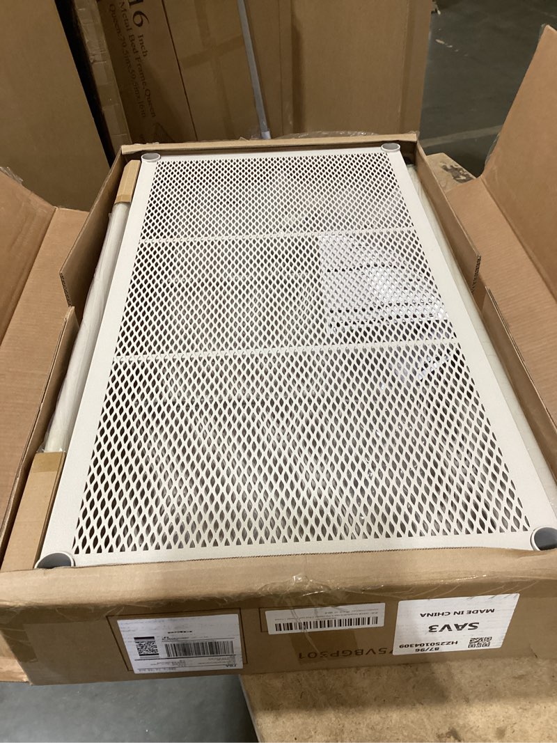 Condition photo showing New/Like New for izeuk heavy duty rolling garment rack wire clothes rack for hanging clothes (gold, 3 tier with 1 rod, 17.7" d x 33.5" w x 70.3" h) gold 3 tier with 1 rod, 17.7"d x 33.5"w x 70.3"h