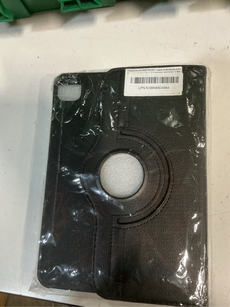 Condition photo showing New/Like New for rotating case for ipad pro 11 inch m4/m5 (2024/2025), 360 degree stand [auto sleep/wake] folio pu leather smart cover (black) ipad pro 11" m4/m5 (2024/2025) black