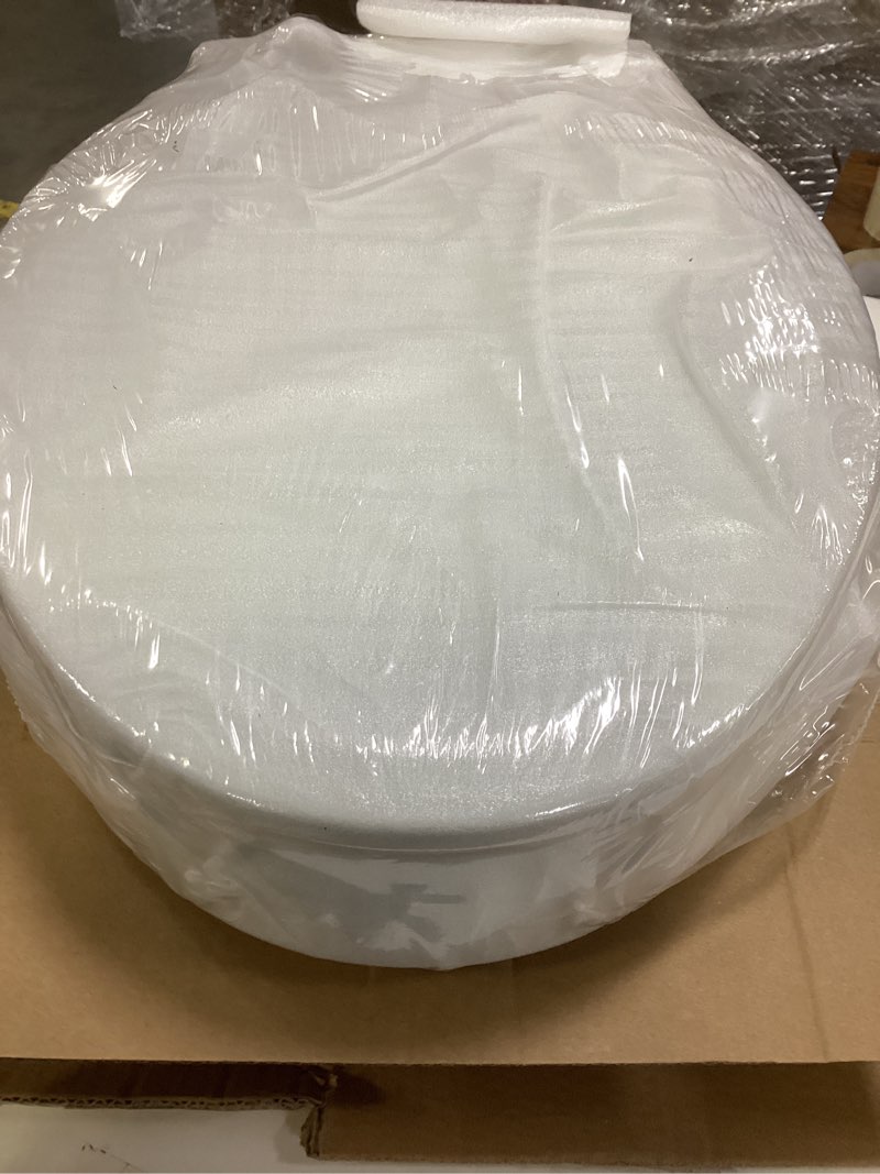 Condition photo showing Good Condition for Elevated Toilet seat 3 inch, Elongated Toilet seat risers for Seniors, Slow Close, Heavy Duty, Never Loosen, Raised Toilet seat Elongated Bowl, White(18.5”)
