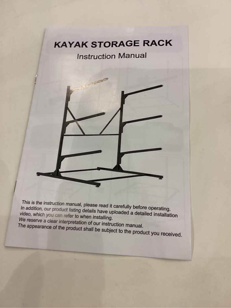 kayak storage rack 
