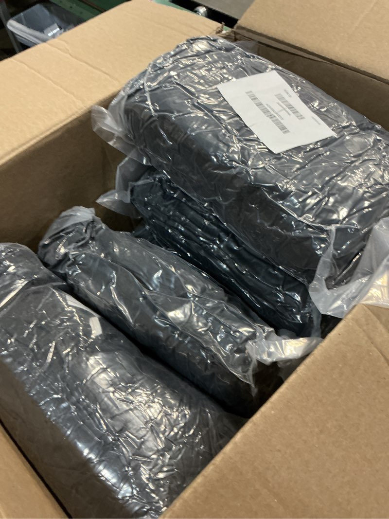 Condition photo showing New/Like New for 50 PCS Spandex Folding Chair Covers, Stretch Dining Chair Cover Universal Fit Slipcovers for Wedding, Party, Banquet, Event, Celebration Flat-Front Chairs (Black) Black - Folding Chair 50 Pcs