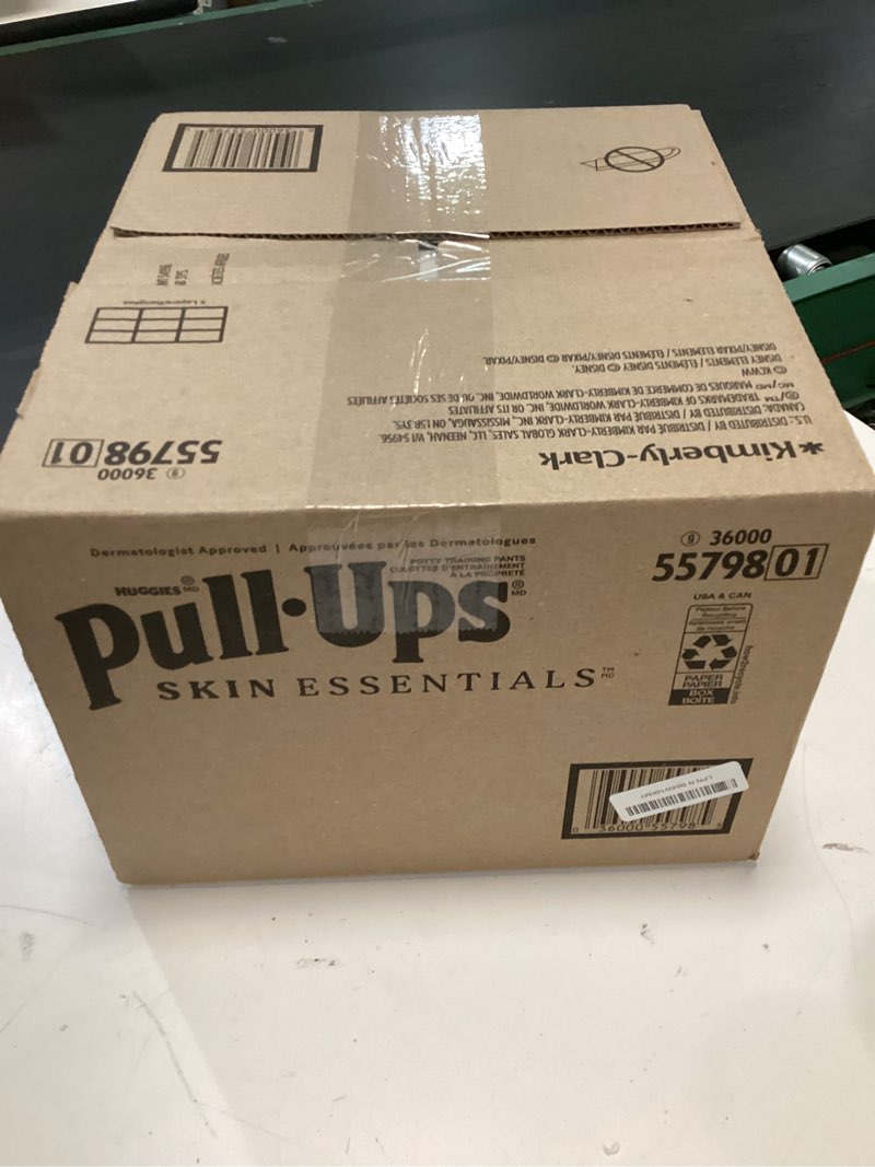 Condition photo showing New/Like New for pull-ups boys' skin essentials potty training pants, training underwear, 4t-5t (38-50 lbs), 99 ct (3 packs of 33) 4t-5t 99