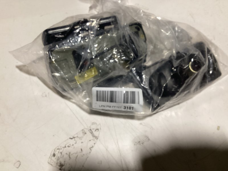 Condition photo showing As Is for SCHLAGE FE595 CAM 622 Acc Keypad Entry with Flex Electronic Lock, Matte Black Matte Black Accent Lever Camelot Trim