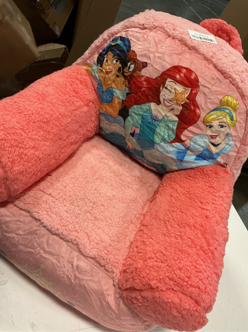 Condition photo showing As Is for Delta Children Cozee Buddy Chair, Disney Princess