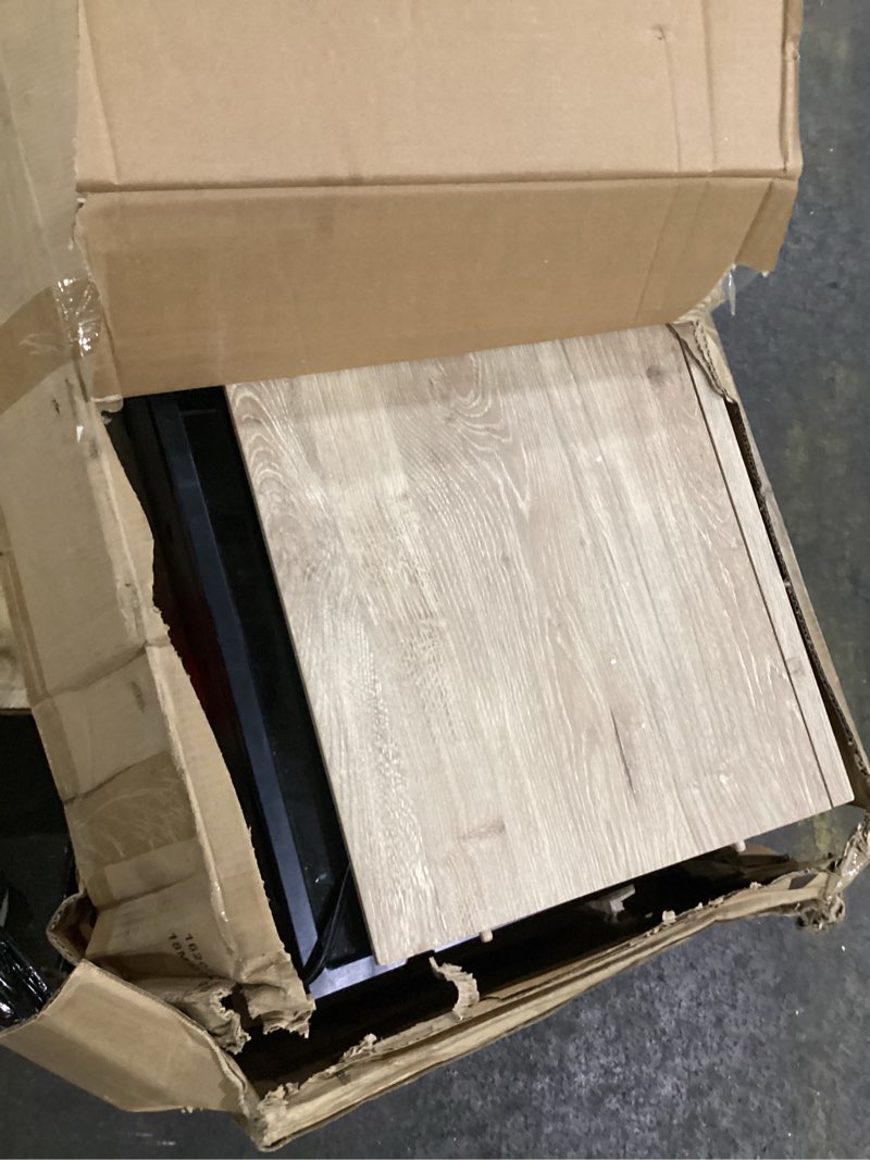 Condition photo showing Good Condition for twin star tv stand with electric fireplace(not tested+one box only+similar to stock image)