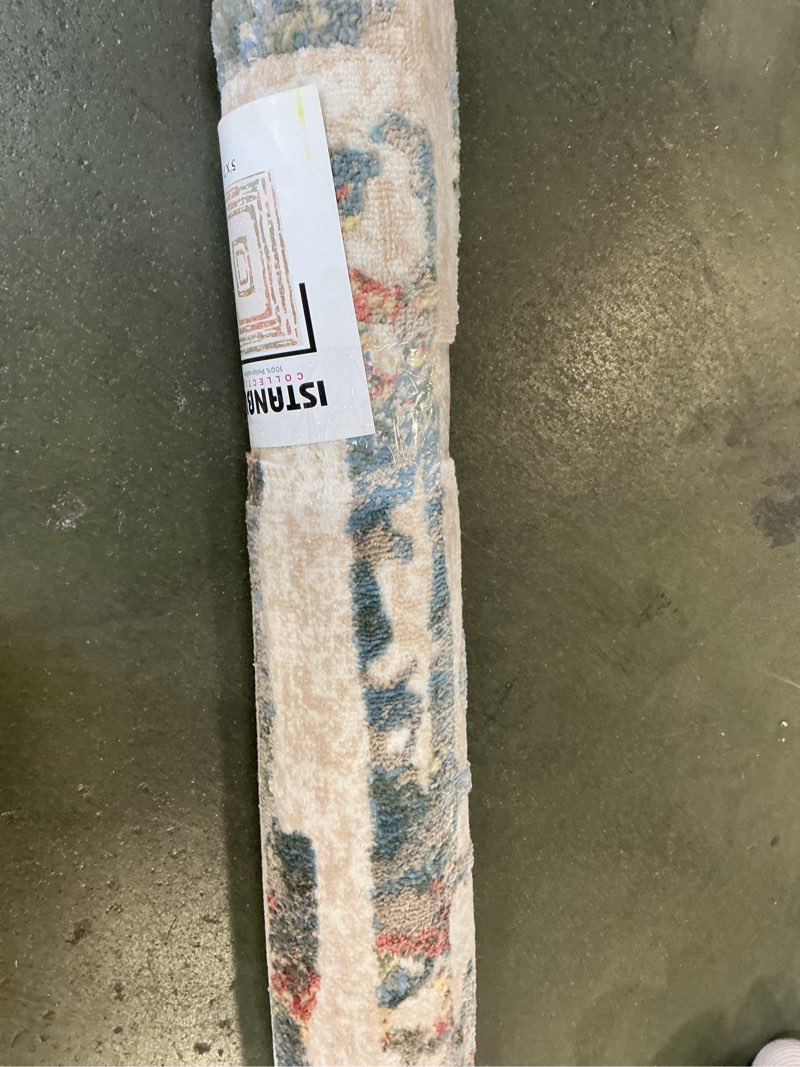 Condition photo showing Good Condition for ISTANBUL COLLECTION: COLOR BEIGE &BLUE: SIZE: 5X7