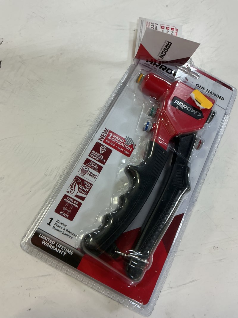 Condition photo showing Good Condition for Arrow RT188M One-Handed Pop Rivet Gun  Manual Riveter for Metal  Fabric  Leather  and Auto Repair