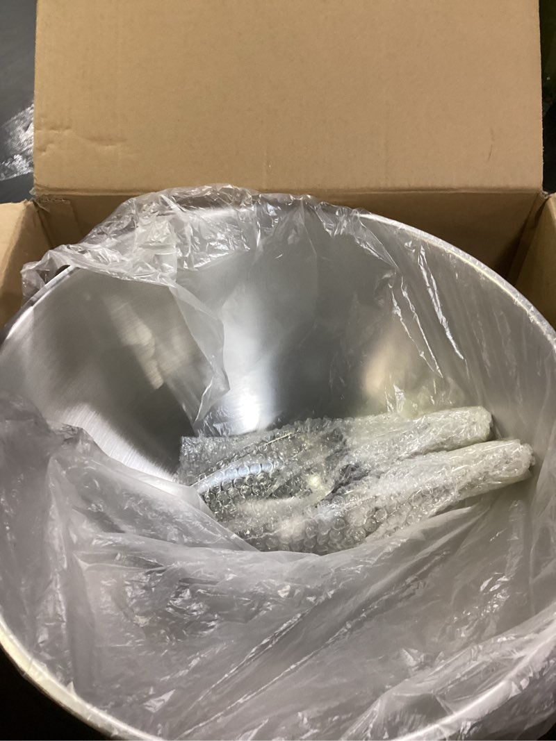 Condition photo showing Good Condition for Mipau Large Champagne Bowl, 12L Ice Bucket with Scoop, Stainless Steel, Silver, Round, No Lid, Ice B