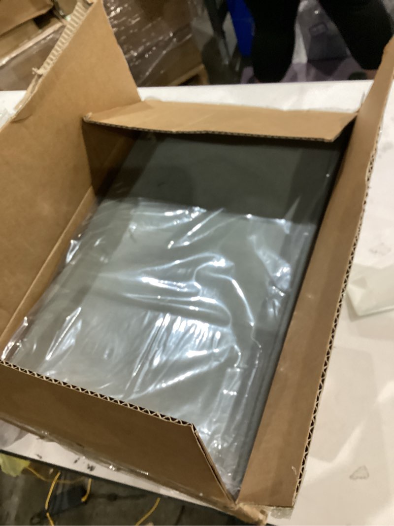 Condition photo showing As Is for kitstorack under bed storage with wheels 2pack height-adjustable under bed storage containers,under bed shoe storage organizer with clear window&label, suitable for clothes storage, gray 2 pack grey