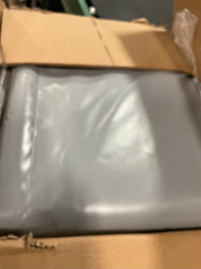 Condition photo showing Good Condition for Garage Floor Mat, Containment Mats for Under Car with Raised Edge Waterproof, Non-Slip Heavy-Duty 1000D PVC for Floor Against Snow, Rain & Mud M (7'9"x 18') Silver