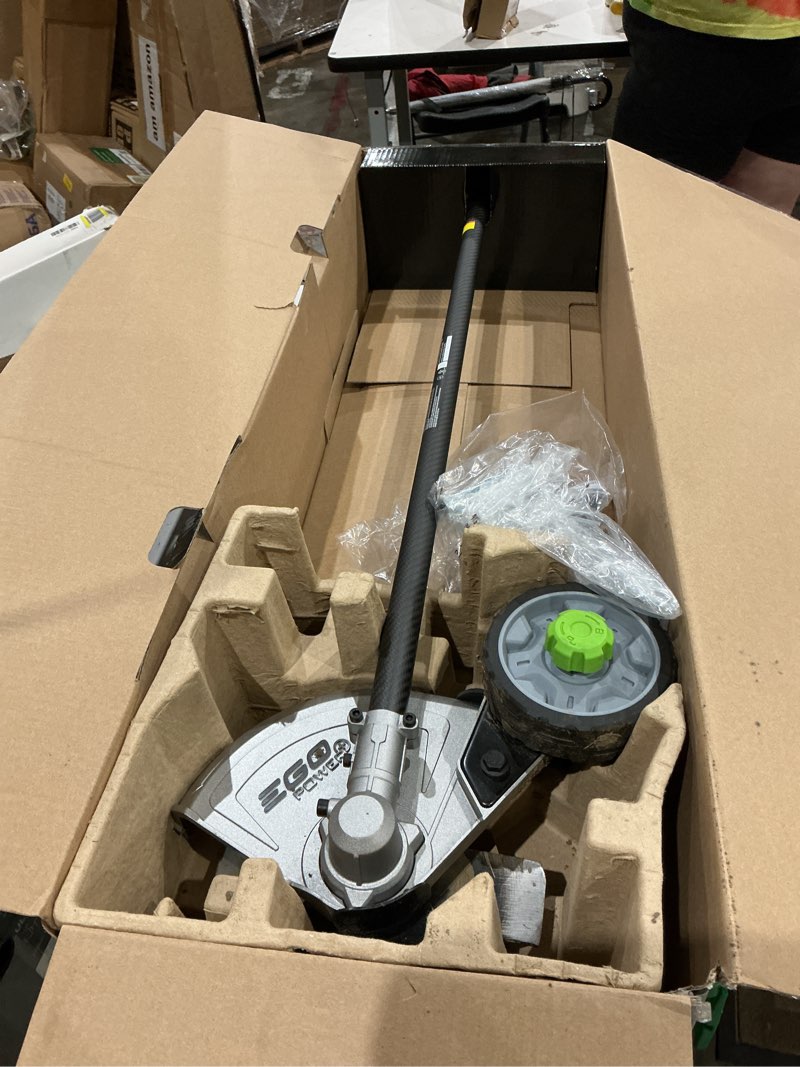 Condition photo showing As Is for ego power+ multi-head system carbon fiber edger attachment
