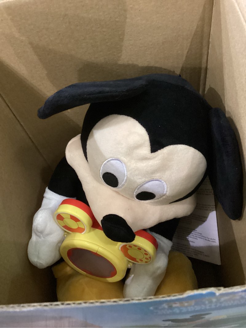 Condition photo showing As Is for Disney Jr. Oh, Toodles! 11-inch Mickey Mouse Interactive Plush Toy, 3 Modes of Play, Toy for Preschoolers, Boys, Girls, Kids, Ages 3 and Up by Just Play