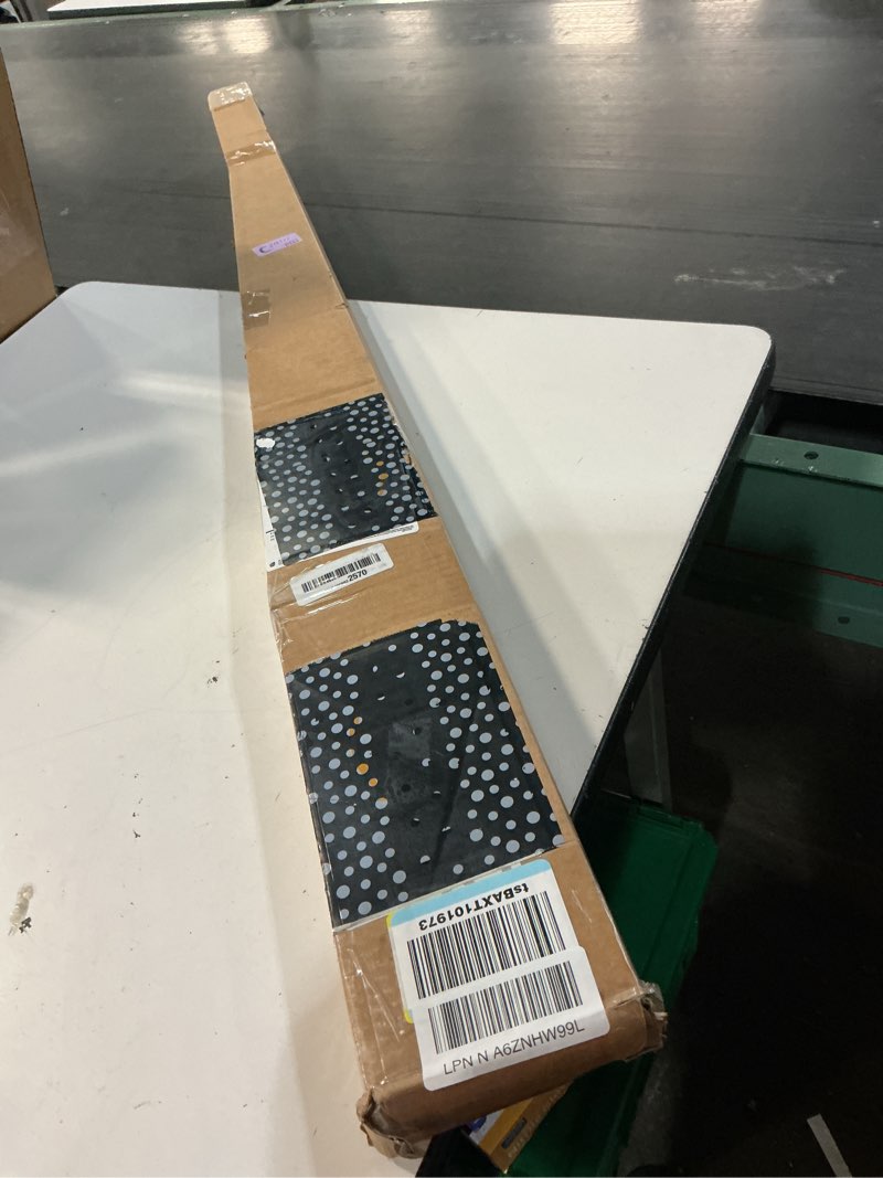 Condition photo showing New/Like New for ivilon drapery window curtain rod - end cap style design 1 inch pole. 72 to 144 inch color warm gold 72 to 144 in.