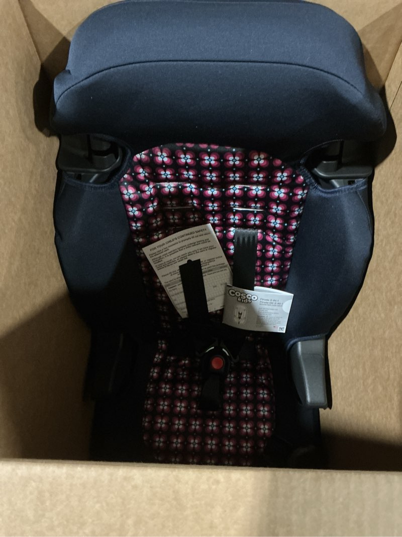 Condition photo showing Good Condition for cosco kids finale 2-in-1 toddler booster car seat, peony tiles ii