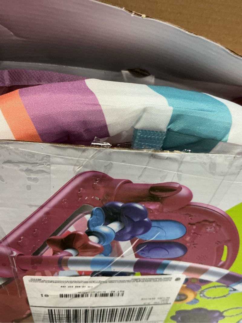 Condition photo showing Good Condition for dearlomum Baby Play Mat Gym, Funny Play Piano Tummy Time Activity Mat with 5 Infant Sensory Toys, Music and Lights, Boy & Girl Gifts for Newborns 0 to 3 6 9 12 Months (Pink) Tiger (Pink)