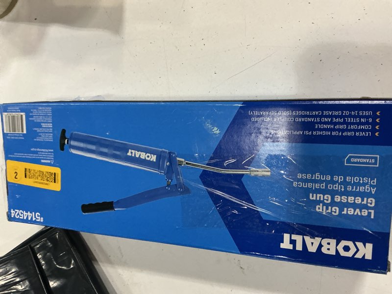 Condition photo showing Good Condition for kobalt lever manual grease guns 6-in