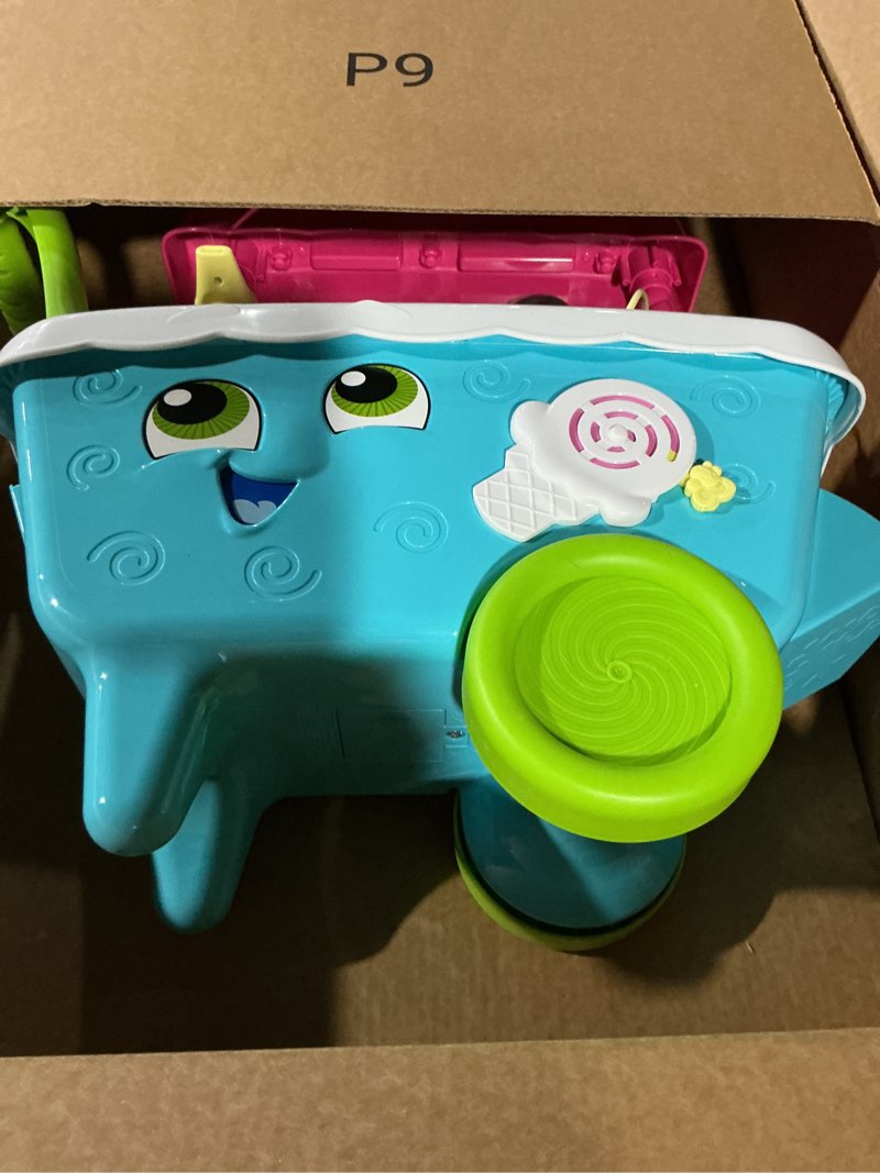 Condition photo showing As Is for leapfrog scoop and learn ice cream cart