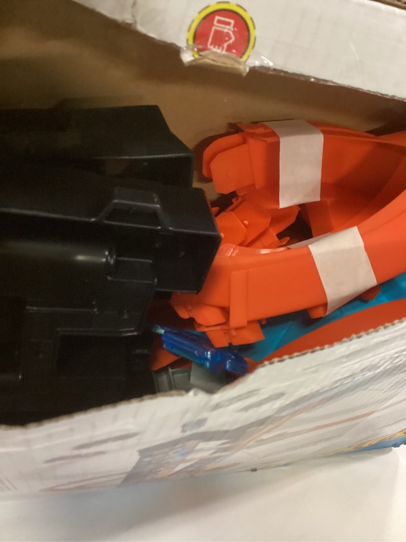 Condition photo showing Good Condition for Hot Wheels Sky Crash Tower Motorized Track Set with Car  Stores 20+ 1:64 Scale Cars