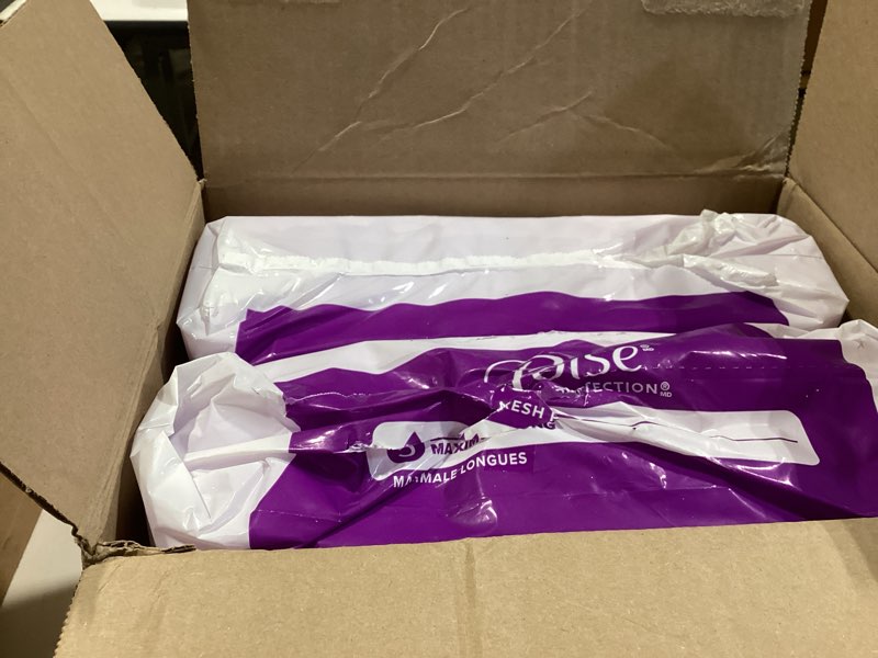 Condition photo showing Good Condition for poise incontinence & postpartum pads for bladder leaks, 5 drop maximum absorbency, long length, 84 count, packaging may vary long 84