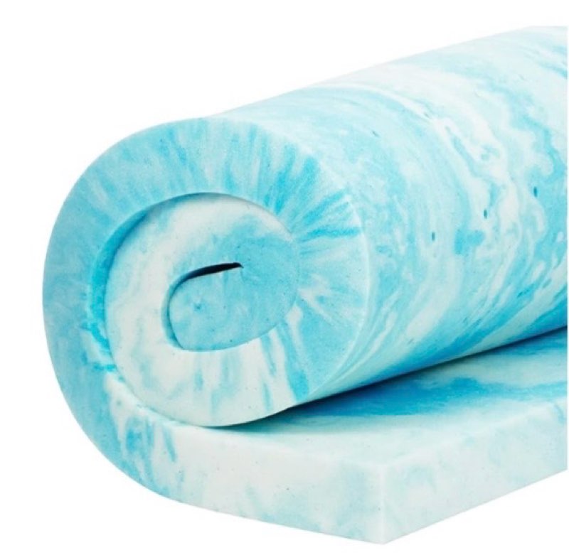 xtra-comfort memory foam mattress topper (full) - 3 inch thick gel bed pad - soft sleeping pillow top for rv camping & dorm - egg crate alternative luxury sleep layer - certipur-us certified
