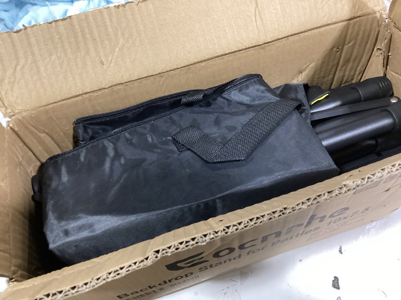 Condition photo showing Good Condition for backdrop stand kit - 6 widths, 10x7.5ft adjustable background stand for parties & studio photography