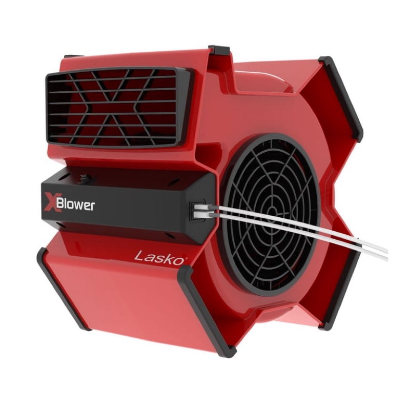 lasko x-blower 11" 3-speed high velocity, 1 outlet blower fan x12900