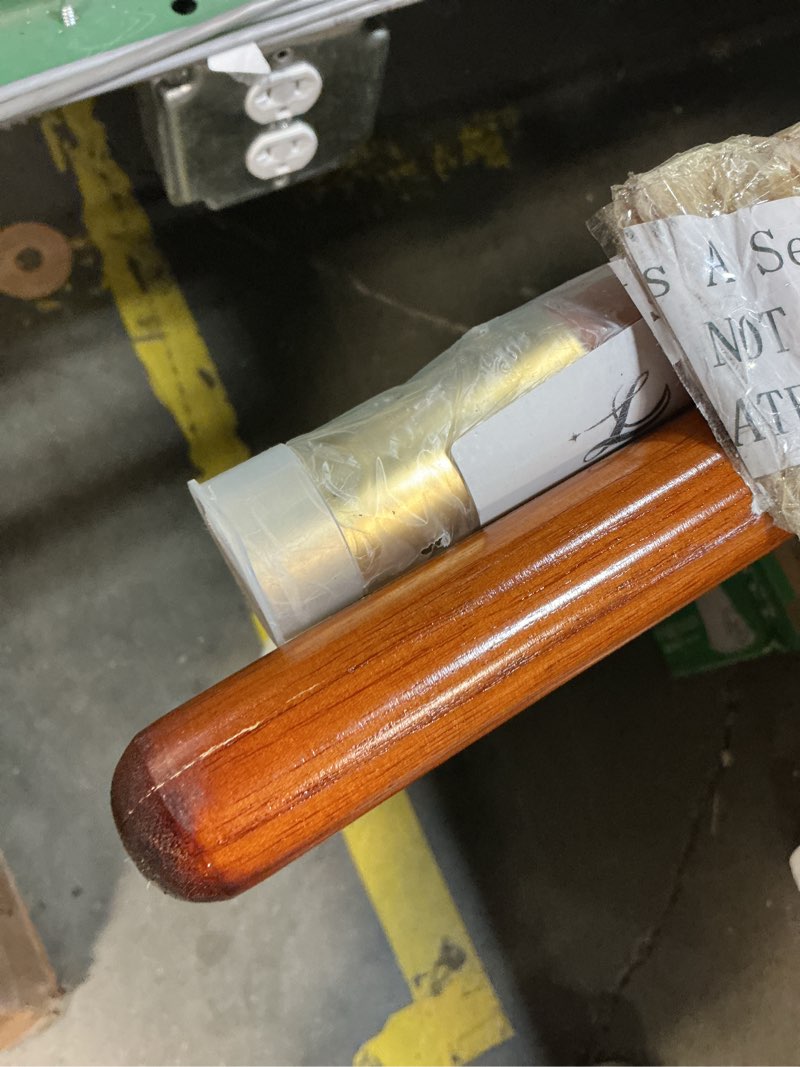 Landical 1 Pcs Indoor or Parade Flagpole Solid Wooden Flag Pole Brass Screw Joint Indoor Flag Pole, 