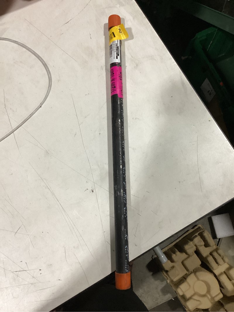 Condition photo showing As Is for b&k mueller 1/2 in. d x 18 in. l black steel pre-cut pipe