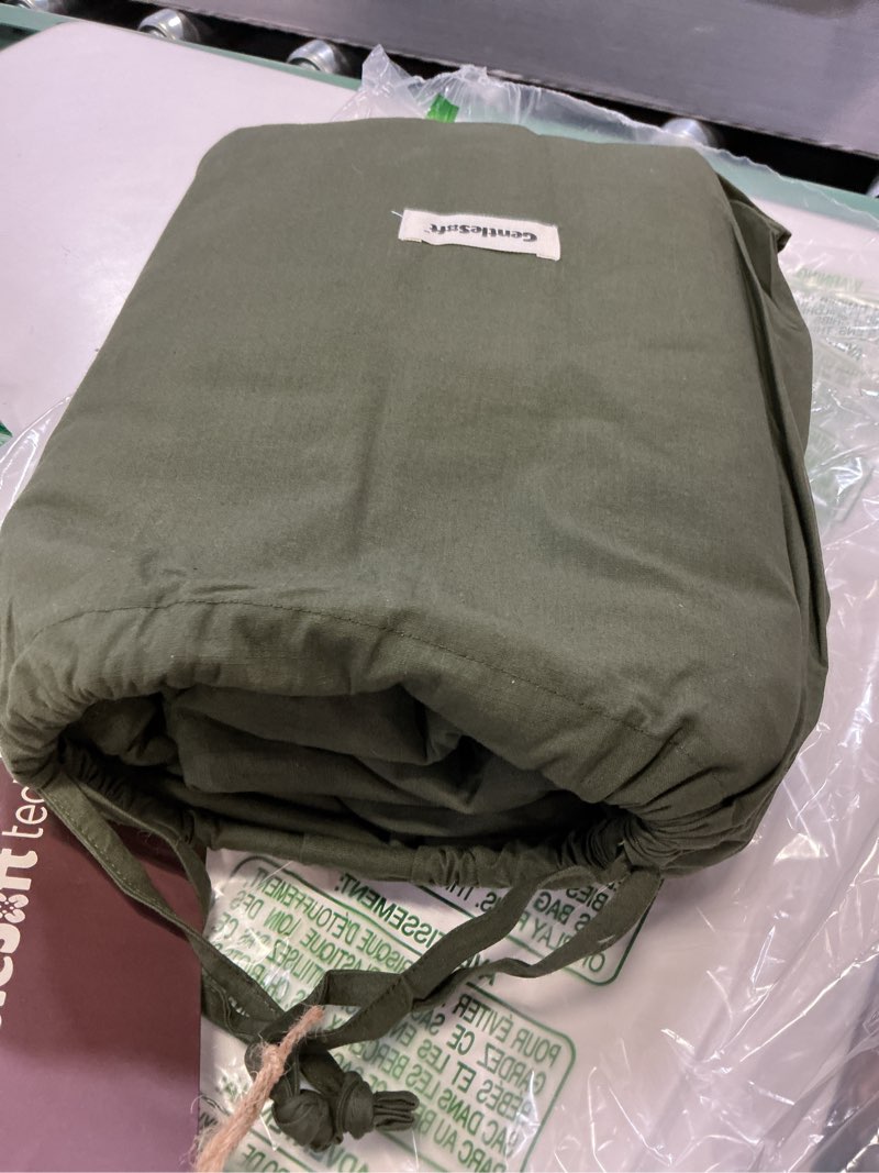Condition photo showing Good Condition for bedsure cotton duvet cover queen - luxury slub weave 100% cotton duvet cover set, purewoven bedding 